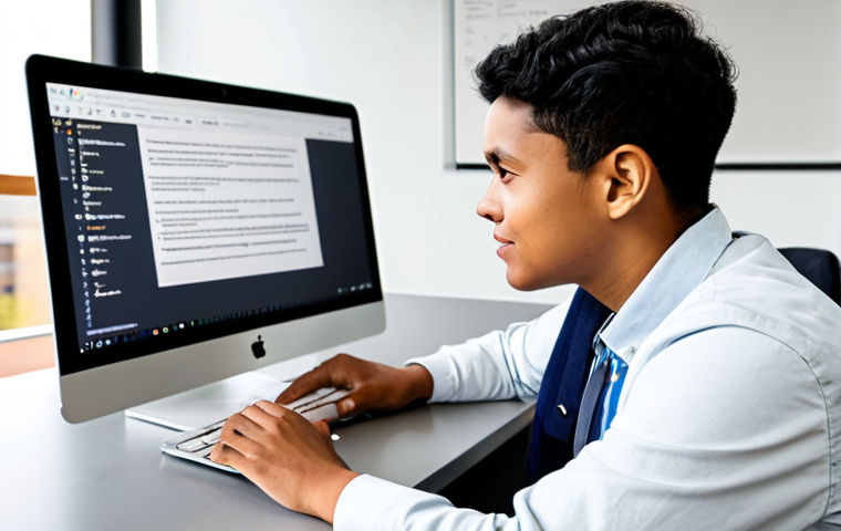 A professional coding educator, fully clothed in modest, smart casual attire, engages in a one-on-one feedback session with a student. They are seated at a clean, modern desk in a well-lit educational setting. The educator points gently at a laptop screen displaying abstract code, while the student listens attentively. The scene emphasizes personalized guidance and a supportive learning environment. The image is a professional photograph, featuring perfect anatomy, correct proportions, natural pose, well-formed hands, proper finger count, and natural body proportions, ensuring fully clothed, appropriate content, and safe for work, family-friendly viewing.