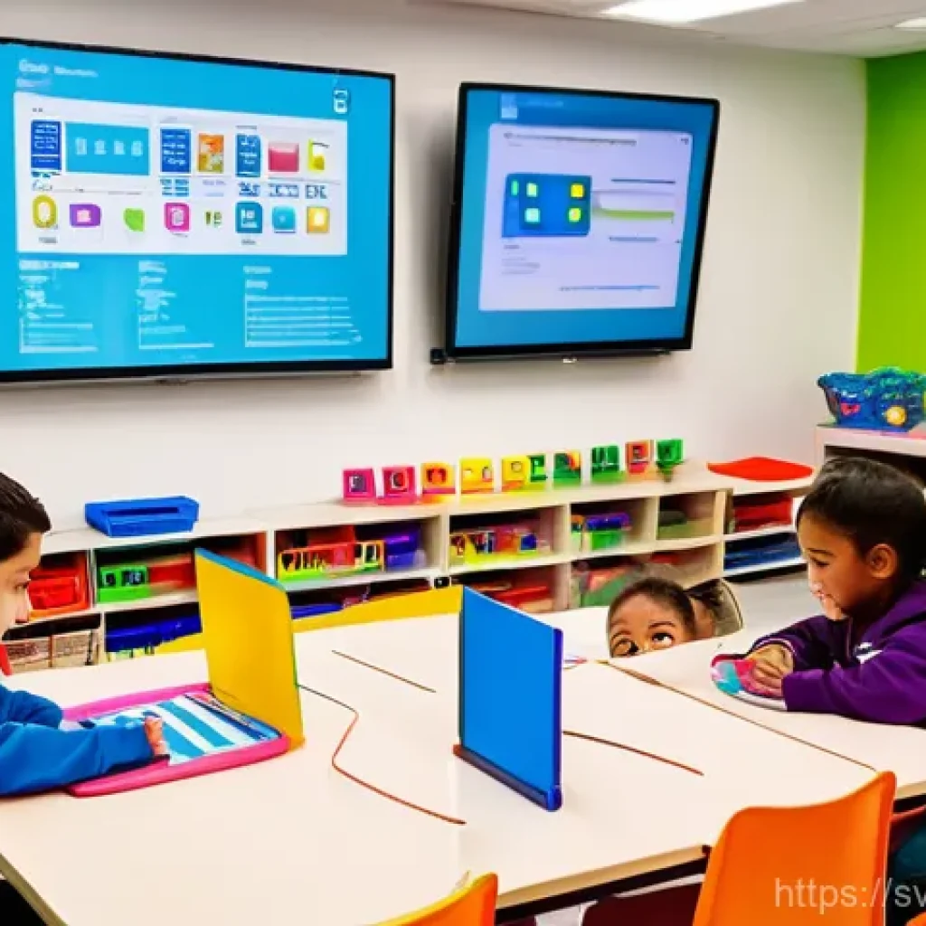 코딩교육지도사와 학습 환경 조성 - **Prompt 1: Early Coding Exploration**
    A group of diverse children, aged 6-10, are actively enga...