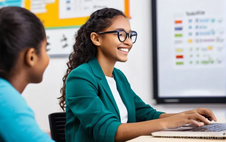 코딩교육지도사와 코딩 강사의 차이점 - **Prompt for "Code Teacher":**
"A vibrant and inclusive classroom setting, filled with diverse s...