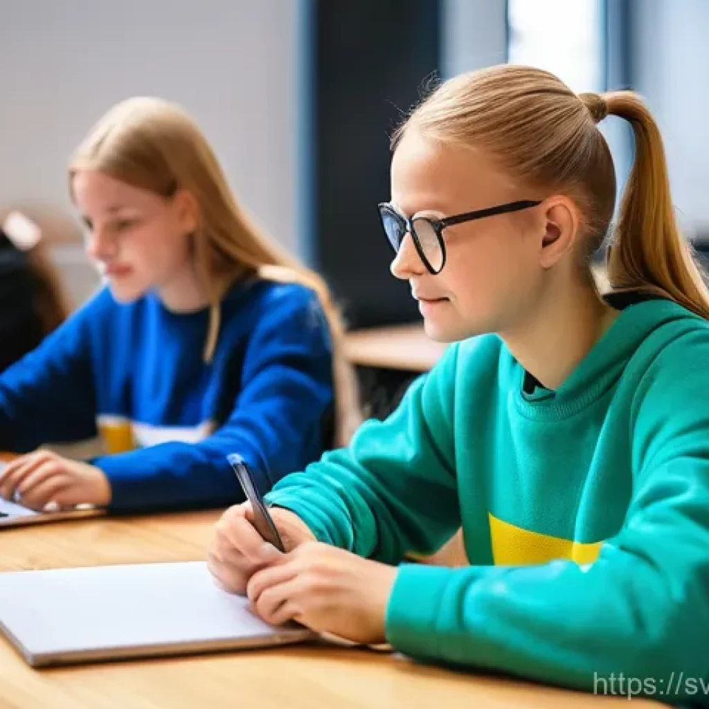 코딩교육지도사와 코딩 교육의 사회적 역할 - **A Diverse Group of Swedish Students Engaged in Coding Education:**
"A modern, bright, and invi...